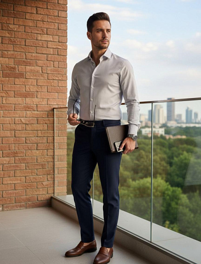 ERMENEGILDO ZEGNA Мужская рубашка 