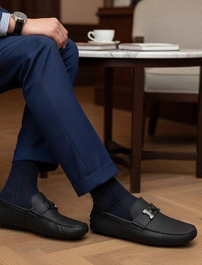 HERMES Мужские мокасины