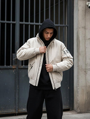 PRADA Мужская куртка с пуховым наполнителем