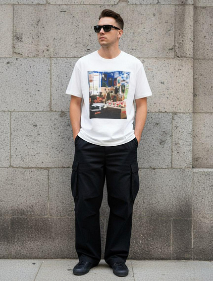 LOUIS VUITTON Мужская футболка с принтом