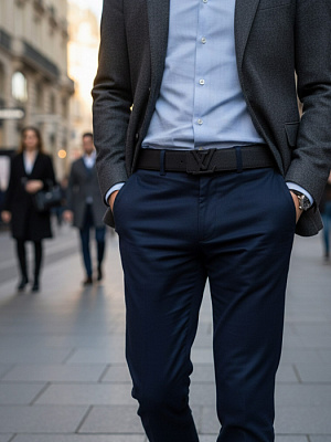 LOUIS VUITTON Мужской ремень 