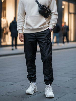 PRADA Мужские брюки черная