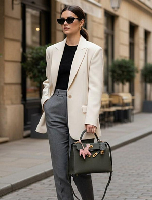 HERMES Женская сумка Kelly 32 см 2Q/Vert Anglais Epsom