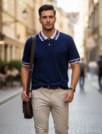 GUCCI Мужская футболка-поло