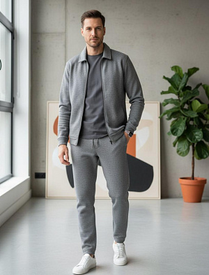 LORO PIANA Мужской костюм светло-серый