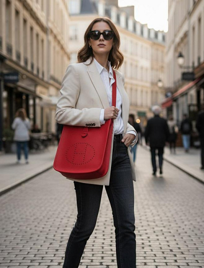 HERMES Женская сумка Evelyne 29 см Q5 Clemence