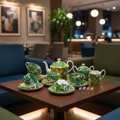 HERMES Чайный сервиз на 6 персон Passifolia