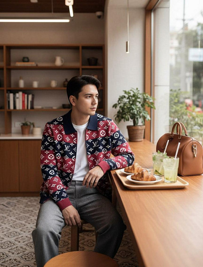 LOUIS VUITTON Мужской кардиган 