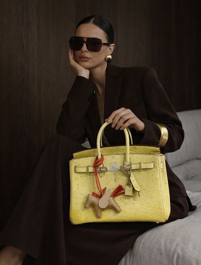 Hermes Женская сумка Birkin 25 см 9R KK Ostrich