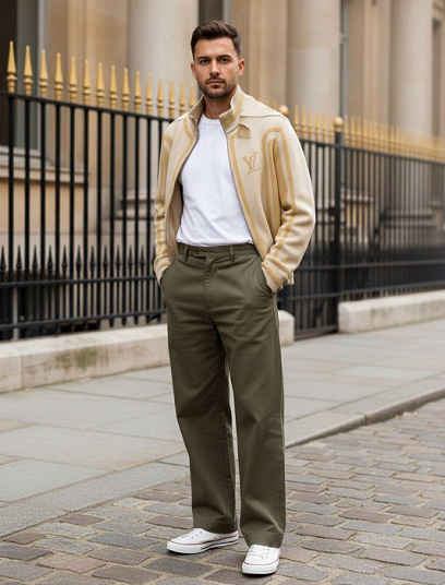 LOUIS VUITTON Мужской кардиган 