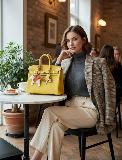 Hermes Женская сумка Birkin 25 см 9R Togo