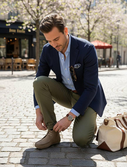 LORO PIANA Мужские лоферы 