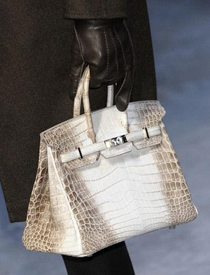 HERMES Женская сумка Birkin 25 см Himalaya Niloticus