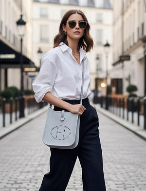 HERMES Женская сумка Evelyne 16 см 8U Clemence