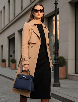 HERMES Женская сумка Kelly 25 см 7P Epsom