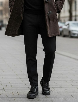 STEFANO RICCI Мужские кроссовки с комбинированным верхом из гладкой кожи и бархатистой замши 