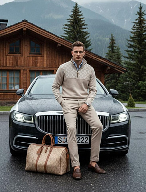 LOUIS VUITTON Мужской свитер 