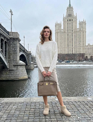 BRUNELLO CUCINELLI Женский свитер из смесовой шерсти 