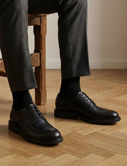 SALVATORE FERRAGAMO Мужские туфли-ботинки 