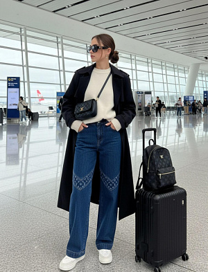 LOUIS VUITTON Женские джинсы 