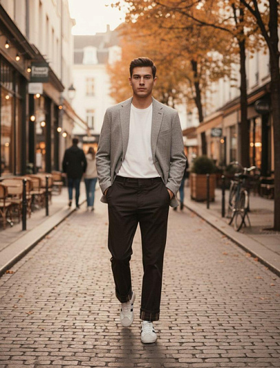 LOUIS VUITTON Мужские брюки 