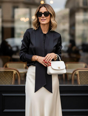 CELINE Женская блузка Черная