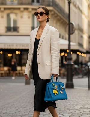 HERMES Женская сумка Birkin 30 см 0F Togo