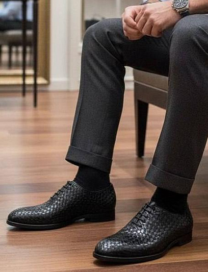 BOTTEGA VENETA Мужские туфли коровья кожа