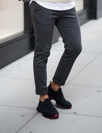 CHRISTIAN LOUBOUTIN Мужские кроссовки