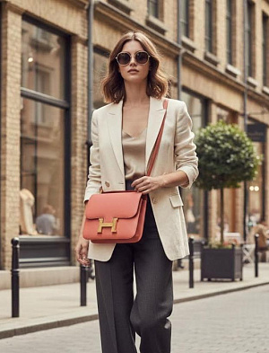 HERMES Женская сумка Constance 24 см L5 Epsom